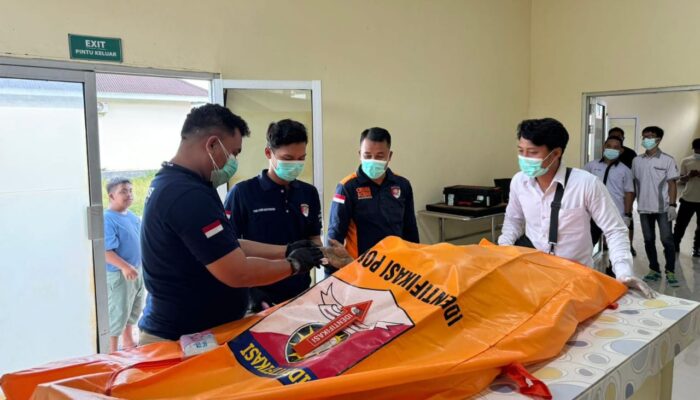 Mayat Ditemukan di Sungai Bone, Tim Identifikasi Polda Gorontalo Turun Tangan