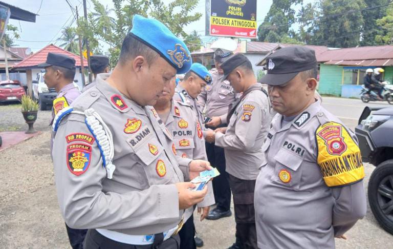 Bidpropam Polda Gorontalo Gelar Gaktibplin di Polres Gorut, 142 Personel Jalani Tes Urine. (Foto: Humas Polda Gorontalo)