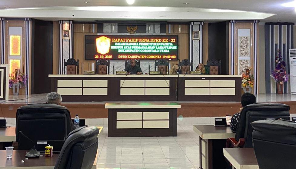DPRD Gorontalo Utara Bentuk Pansus Lahan, Fokus ke Anggrek dan Sogu 1 DPRD Gorontalo Utara Bentuk Pansus Lahan, Fokus ke Anggrek dan Sogu. (Foto: Dani Baderan)