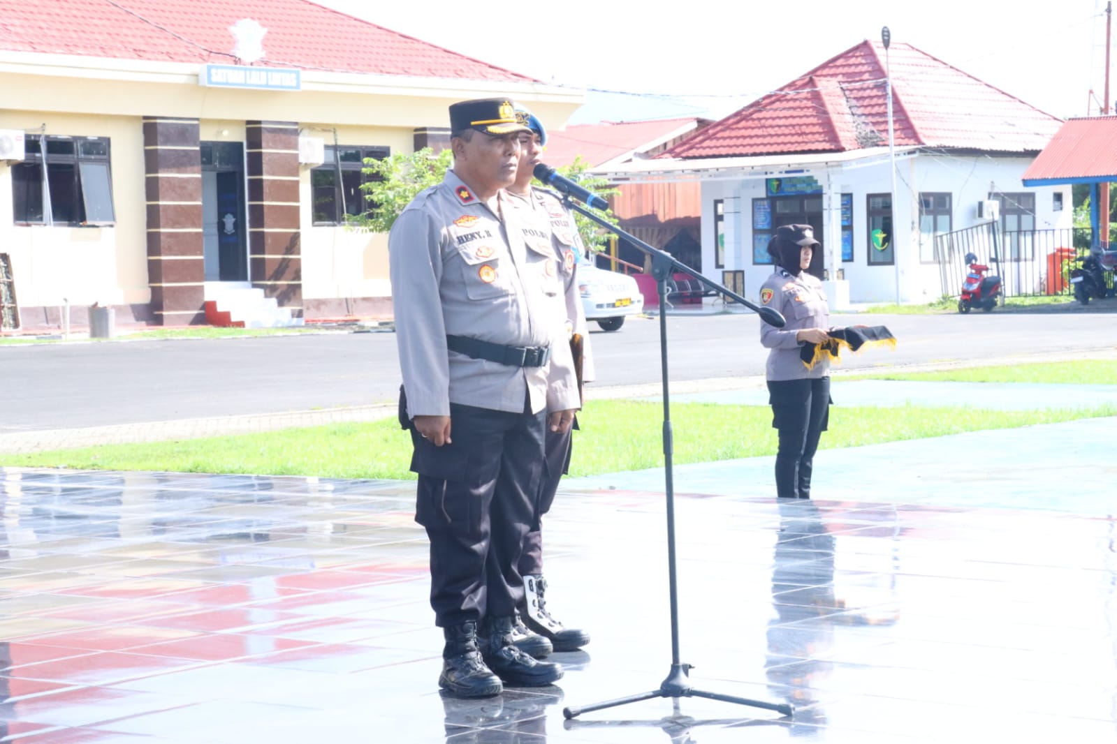 Jaga Marwah Institusi, Wakapolres Pohuwato Ingatkan Personel Hindari Pelanggaran. (Foto: Humas Polres Pohuwato)