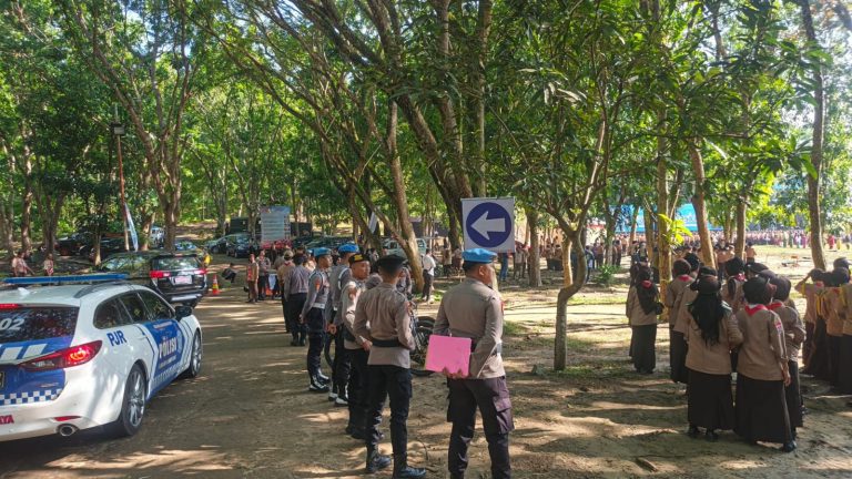 Bidpropam Polda Gorontalo Awasi Ketat Personel Pengamanan Peran Saka Nasional 2025. (Foto: Humas Polda Gorontalo)