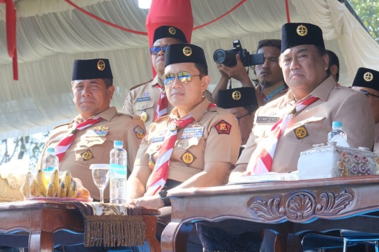 Kapolda Gorontalo Hadiri Upacara Pembukaan Peran Saka Nasional 2025. (Foto: Humas Polda Gorontalo)