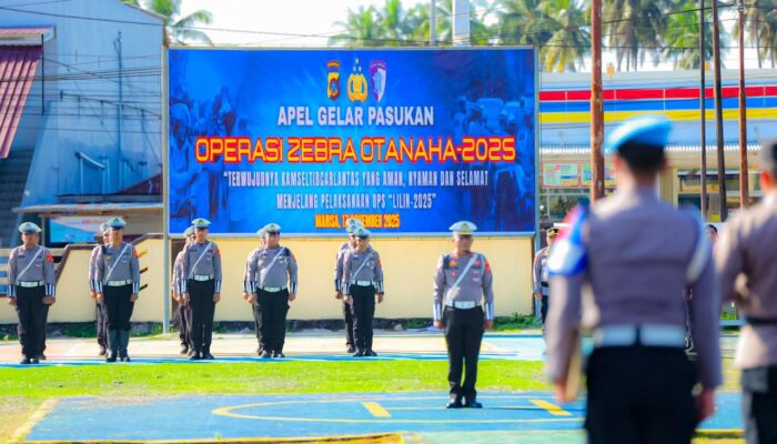 Polres Pohuwato Prioritaskan Kamseltibcarlantas Nataru Lewat Operasi Zebra 2025
