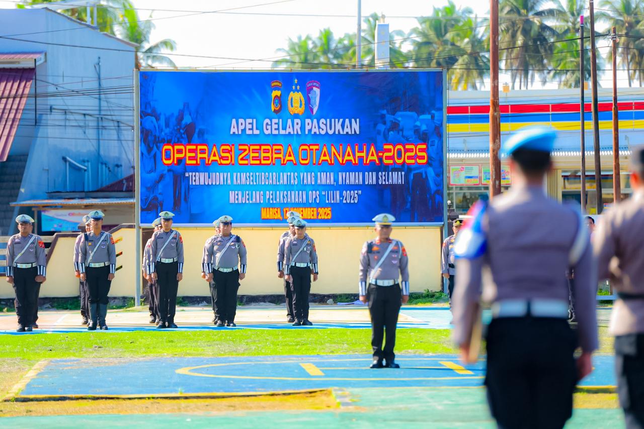 Polres Pohuwato Resmi Gelar Operasi Zebra Otanaha 2025. (Foto: Humas Polres Pohuwato)