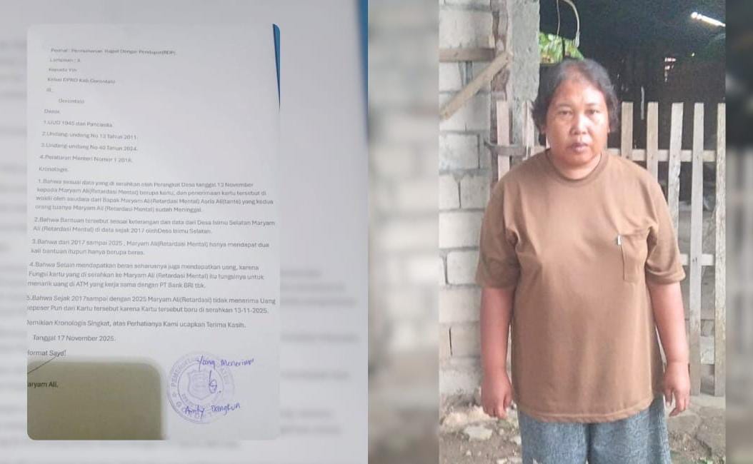 Keluarga Maryam Ali Ajukan RDP ke DPRD Gorontalo Terkait Bantuan Tak Cair Sejak 2017. (Foto: Ist)