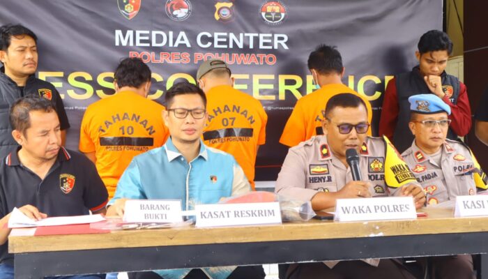 Polres Pohuwato Ungkap Praktik PETI di Taluduyunu, Tiga Pelaku Diamankan