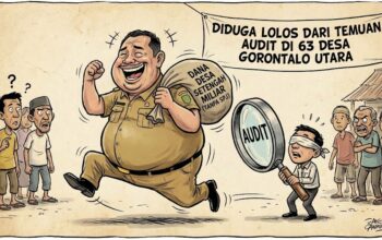 Setengah Miliar Dana Desa Tanpa SPJ Diduga Lolos dari Temuan Audit di 63 Desa Gorontalo Utara 3 Ilustrasi AI