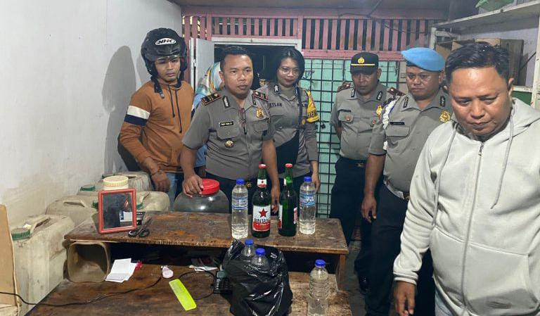 Polsek Telaga Gelar Operasi Pekat Otanaha II Imbangan Jelang Nataru. (Foto: Humas)