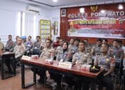 Polres Pohuwato Siapkan Pengamanan Nataru melalui Lat Pra Ops Lilin Otanaha