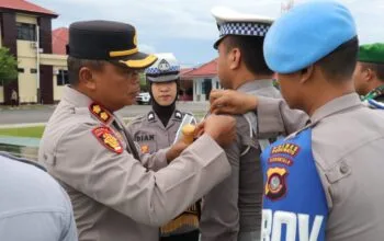 Kapolres Pohuwato Tegaskan Kesiapan Personel di Operasi Lilin Otanaha 2025. (Foto: Humas Polres Pohuwato)