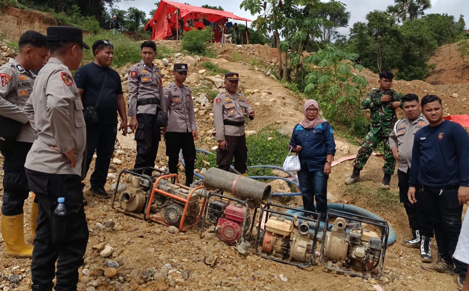 Forkopimda Pohuwato Solid Tertibkan PETI. (Foto: Humas Polres Pohuwato)