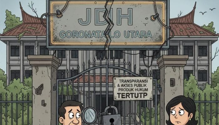JDIH Gorontalo Utara Tak Aktif, Transparansi dan Akses Publik Produk Hukum Tertutup