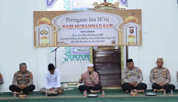 Isra Mi’raj 1447 H Jadi Momentum Penguatan Iman Personel Polres Pohuwato