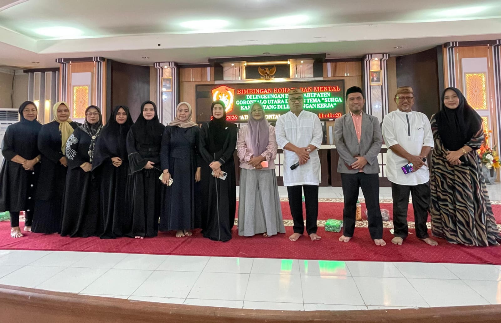 Windra Lagarusu Jadi Pemateri Perdana Binrohtal Keluarga Besar DPRD Gorontalo Utara 1 Windra Lagarusu Jadi Pemateri Perdana Binrohtal Keluarga Besar DPRD Gorontalo Utara. (Foto: Humas DPRD Gorut)
