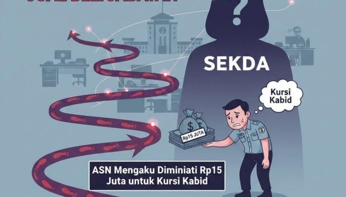 Jejak Dugaan Jual Beli Jabatan Mengarah ke Sekda, ASN Mengaku Dimintai Rp15 Juta untuk Kursi Kabid