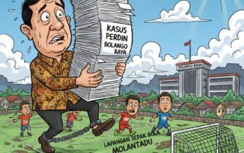 Kasus Perdin di Bolango Raya dan Lapangan Sepak Bola di Molantadu Rintangi Langkah Kades Molantadu?