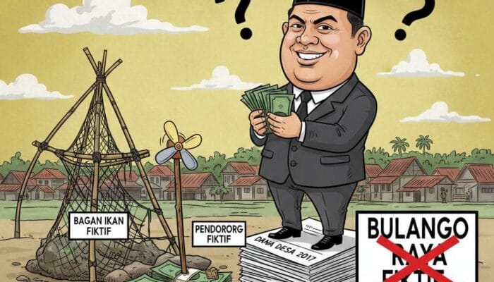 Dugaan Pengadaan Bagan Ikan dan Pendorong Fiktif Dana Desa 2017 di Bulango Raya Fiktif