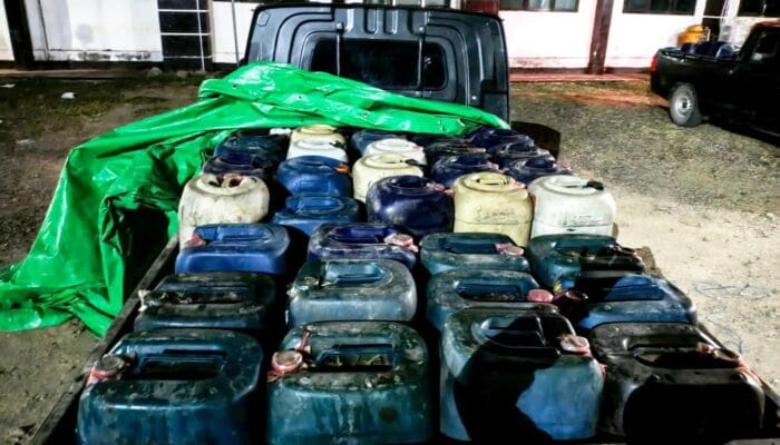 Polres Pohuwato Sita 67 Galon Solar yang Diduga Disuplai ke Tambang Ilegal