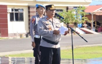 Operasi Keselamatan Otanaha 2026 Dimulai, Wakapolres Pohuwato Pimpin Apel Pasukan