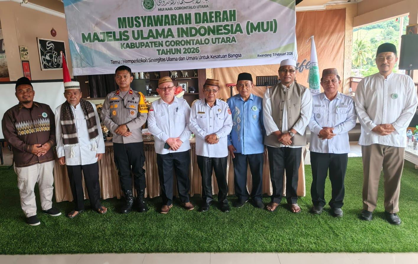 Resmi Pimpin MUI Gorut, Ustadz Sukri Bobihu Siap Dukung dan Berkolaborasi dengan Pemda. (Foto: Dok. MUI)