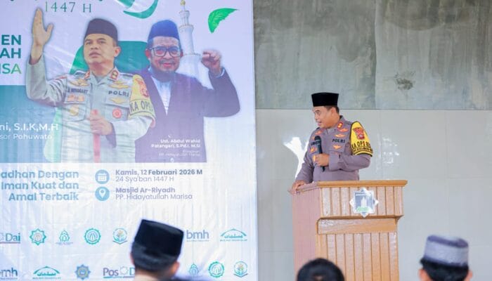 Kapolres Pohuwato Sampaikan Tausiyah Tarhib Ramadhan di Ponpes Hidayatullah