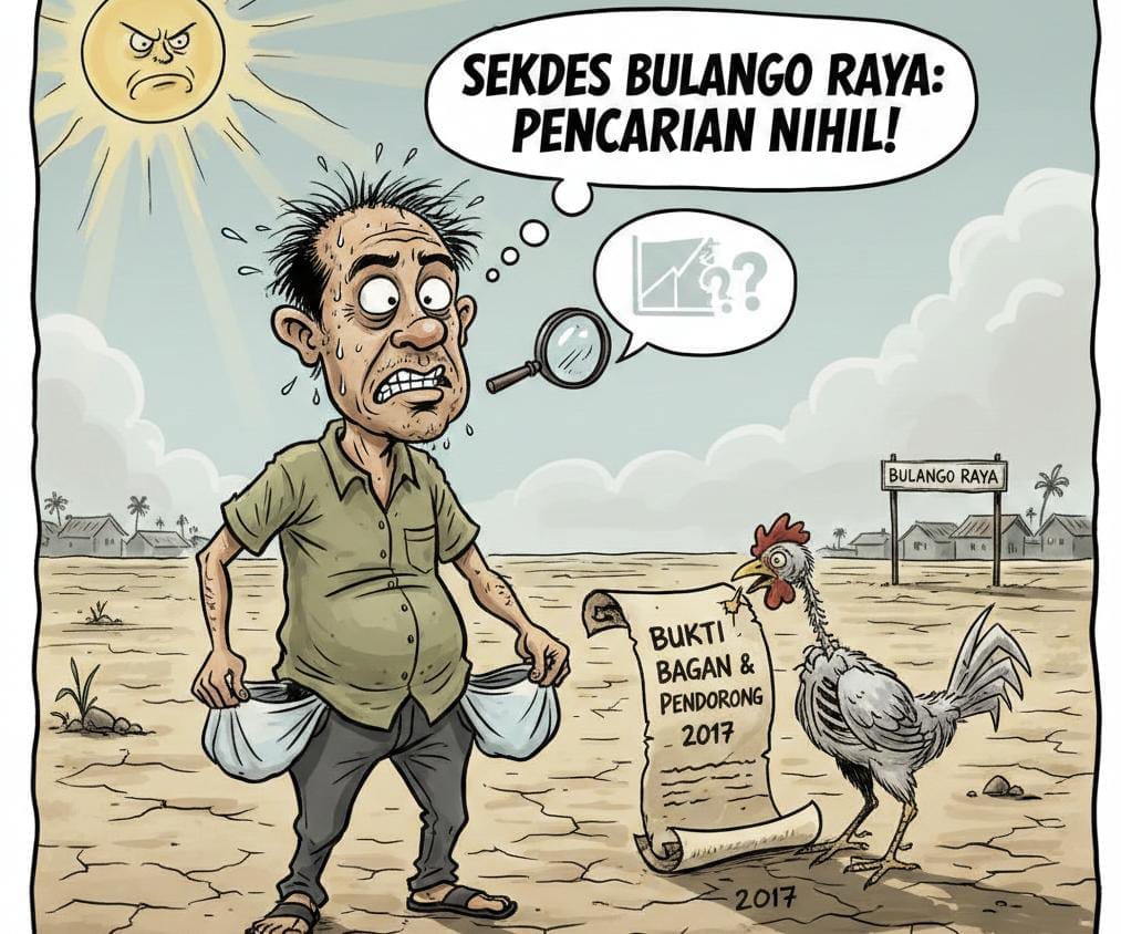 Bukti Bagan dan Pendorong 2017 Tak Ditemukan, Sekdes Bulango Raya Ungkap Pencarian Nihil 1 Ilustrasi AI