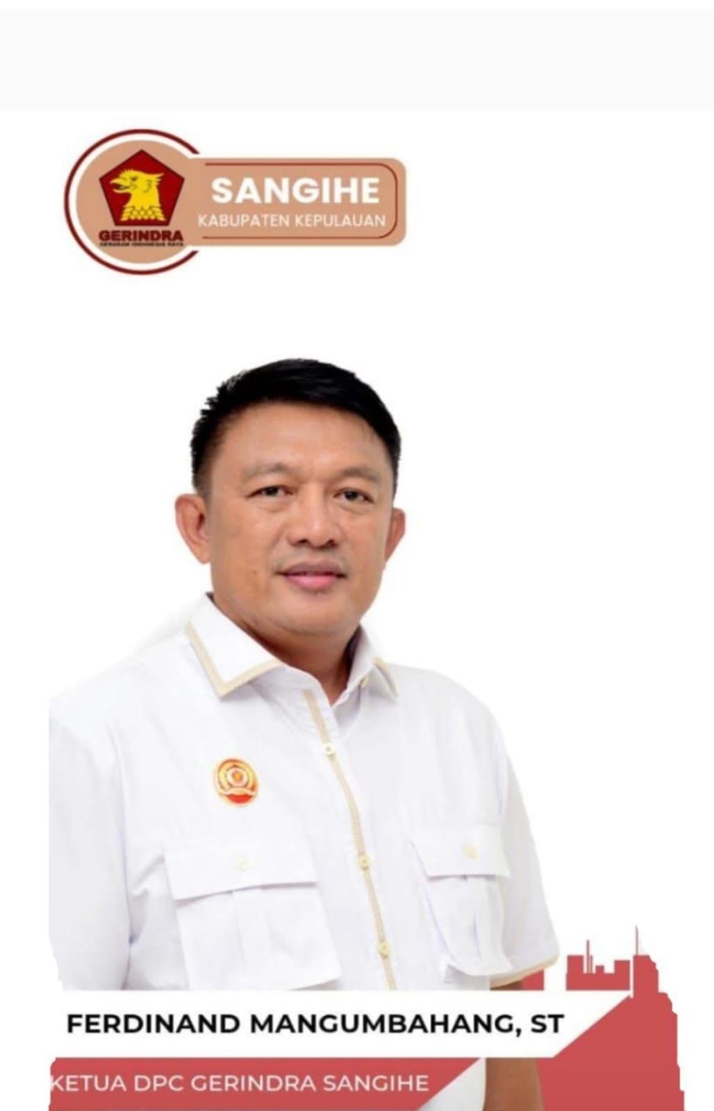 Direktur PT Pelangi Sulut, Ferdinand M. Mangumbahang