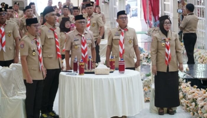 Pimpinan DPRD Gorut Hadiri Pelantikan Pengurus Pramuka Masa Bakti 2025–2030