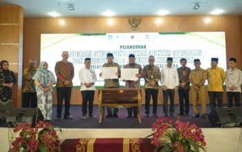 Bupati Gorut Hadiri Peluncuran Prodi Dokter Spesialis dan Subspesialis Fakultas Kedokteran UNG. (Foto: Diskominfo Kab. Gorut)