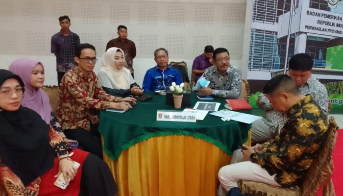 Sekda Didampingi Kaban Keuangan dan Inspektorat Hadiri FGD Penyusunan LKPD Unaudited 2025 di BPK Gorontalo