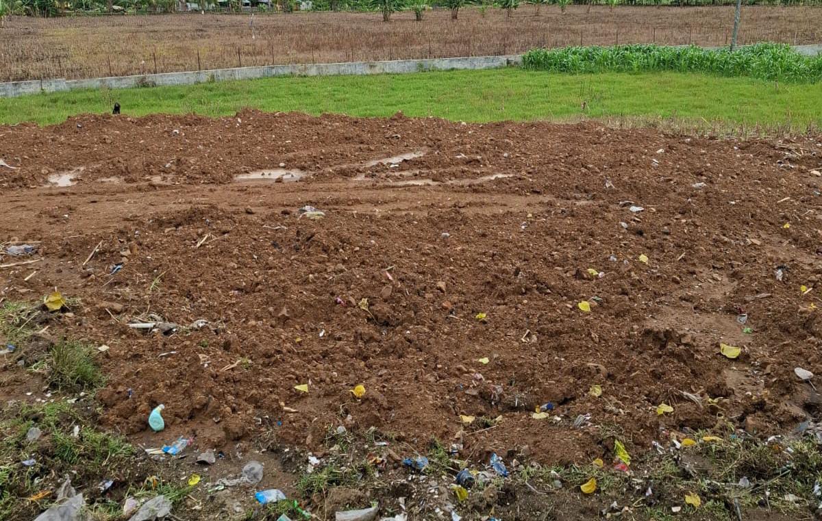 Keadaan saat ini setelah penimbunan sampah.