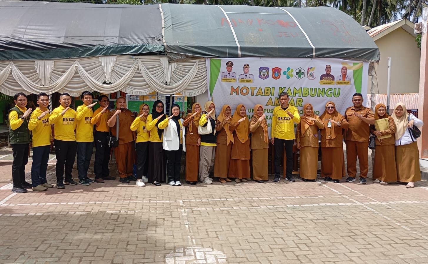 RSUD dr. Zainal Umar Sidiki Ambil Bagian dalam Motabi Kambungu Akbar, Boyong Dokter Umum dan Spesialis. (Foto: Febri/GoTimes.id)