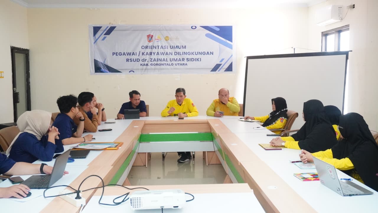 RSUD dr. Zainal Umar Sidiki Terima Kunjungan BPJS Kesehatan Gorontalo. (Foto: Humas RSUD ZUS)