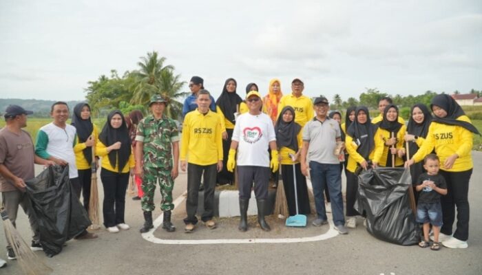 Direktur RSUD dr. Zainal Umar Sidiki Turun Langsung di Grebek Sampah Bersama Bupati Thariq Modanggu