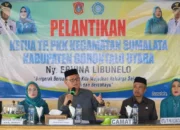 Thariq Modanggu Hadiri Pelantikan Ketua TP PKK Kecamatan Sumalata